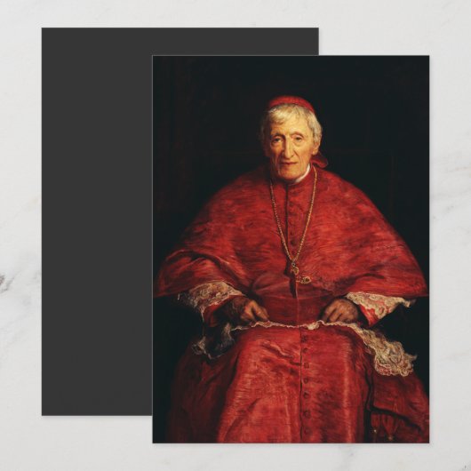 Saint John Henry Newman English theologian Bedankkaart (Voorkant / Achterkant)