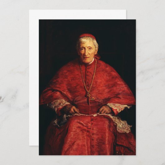 Saint John Henry Newman English theologian Kaart (Voorkant / Achterkant)