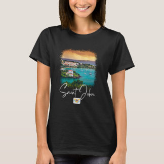 Saint John Island Sunset T-shirt
