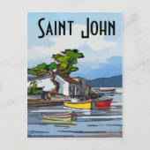 Saint John Island, tekst bewerken Briefkaart (Voorkant)