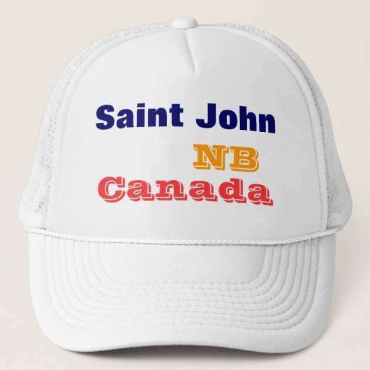 Saint John NB Canada Trucker Pet (Voorkant)