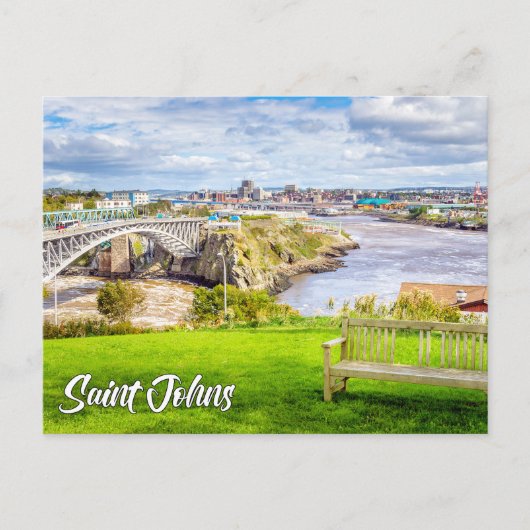Saint John, New Brunswick, Canada Briefkaart (Voorkant)