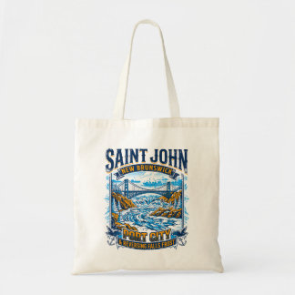 Saint John New Brunswick Havenstad Vorst Tote Bag