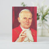 Saint John Paul II Apostle of Dignity Holy Card Bedankkaart (Staand voorkant)