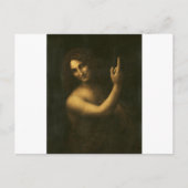 Saint John the Baptist by Leonardo da Vinci Briefkaart (Voorkant)