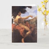 Saint John the Baptist Fine Art Greetings Card Kaart (Gele Bloem)