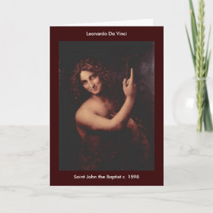 Saint John the Baptist - Personalized - Customized Kaart