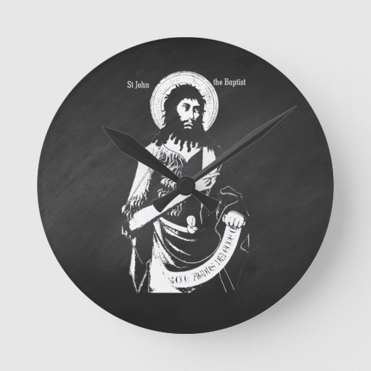 Saint John The Baptist Ronde Klok (Voorkant)