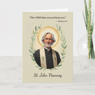 Saint John Vianney Gods vrede en zegeningen Kaart
