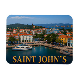✈️ Saint John's Antigua Reis Cadeau 🌴 Magneet