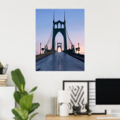 Saint Johns Bridge Poster (Thuiskantoor)