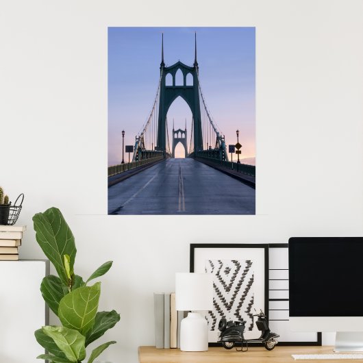 Saint Johns Bridge Poster (Thuiskantoor)