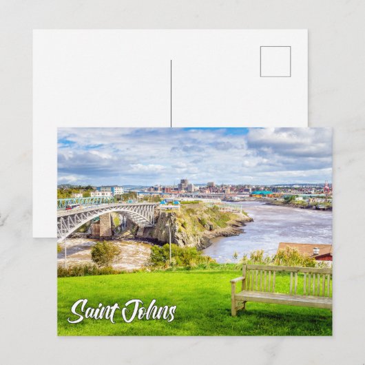 Saint Johns, New Brunswick, Canada Briefkaart (Voorkant / Achterkant)
