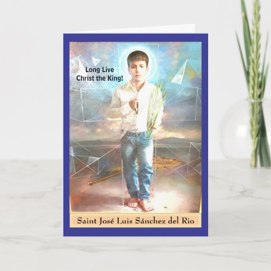 Saint José Luis Sánchez del Rio Kaart (Voorkant)