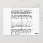 Saint José Luis Sánchez del Rio Kaart (Achterkant)