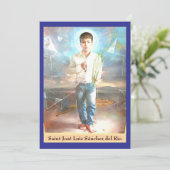 Saint José Luis Sánchez del Rio Kaart (Staand voorkant)