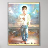 Saint José Luis Sánchez del Rio Kaart Poster (Voorkant)