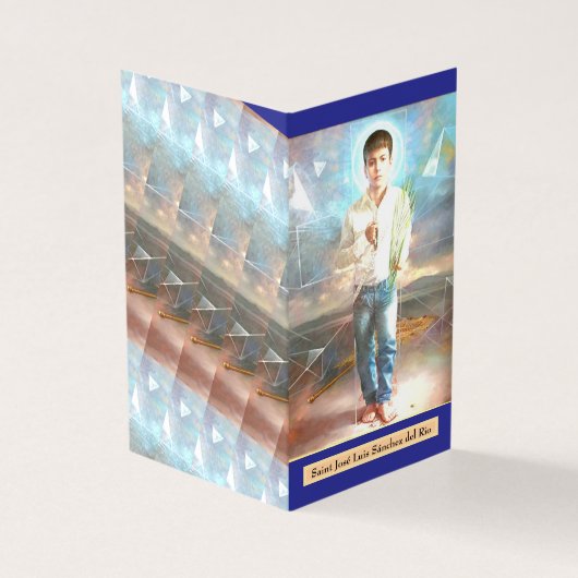 Saint José Sánchez del Rio Prayer Card Kaart (Buitenkant)