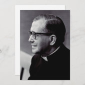 Saint Josemaria Escriva Feestdagenkaart (Voorkant / Achterkant)