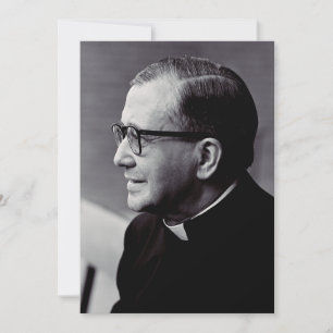 Saint Josemaria Escriva Feestdagenkaart