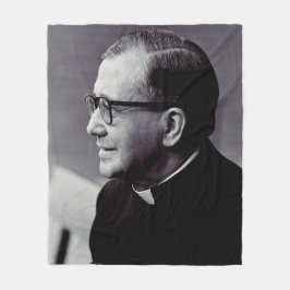 Saint Josemaria Escriva Fleece Deken