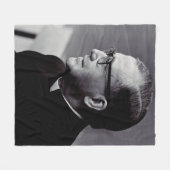 Saint Josemaria Escriva Fleece Deken (Voorkant (Horizontaal))