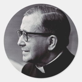 Saint Josemaria Escriva Ronde Sticker