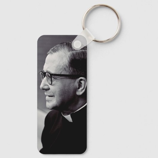 Saint Josemaria Escriva Sleutelhanger (Achterkant)