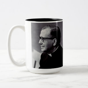 Saint Josemaria Escriva Tweekleurige Koffiemok