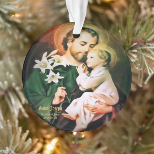 Saint Joseph, Guardian of Jesus Ornament (Boom)