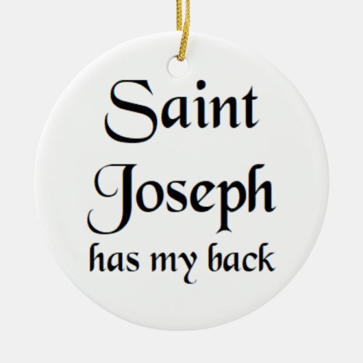 saint joseph keramisch ornament (Voorkant)