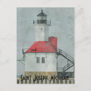 Saint Joseph Michigan Lighthouse Briefkaart