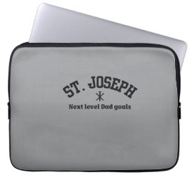 Saint Joseph Next Level Dad doelen Collegiate Laptop Sleeve