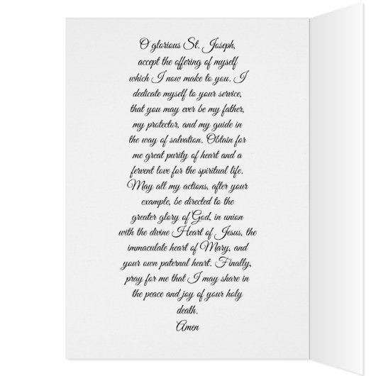 Saint Joseph Prayer (Binnen (Links))
