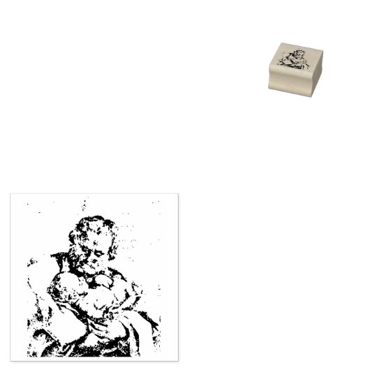 Saint Joseph Rubberstempel (Gestempeld)