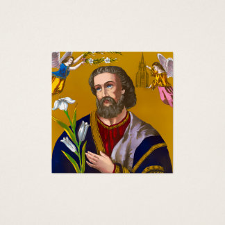 Saint Joseph San Jose Vierkante Visitekaartjes
