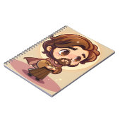Saint Joseph schattige kawaii stijl Notitieboek (Linkerzijde)