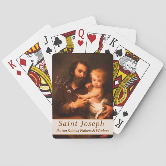 Saint Joseph Theme Pokerkaarten (Achterkant)