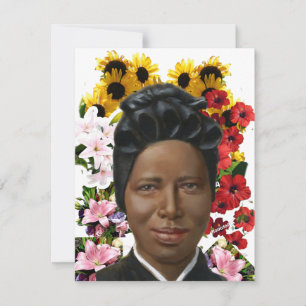 Saint Josephine Bakhita Flat Dank u kaart