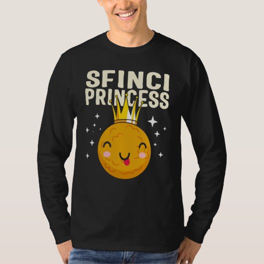 Saint Joseph's Day Sfinci Princess Cute Sicilian D T-shirt (Voorkant)