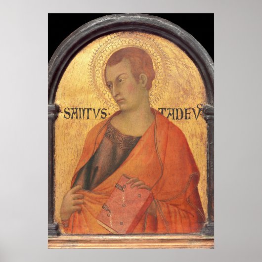 Saint Judas - Simone Martini Fine Art Poster (Voorkant)