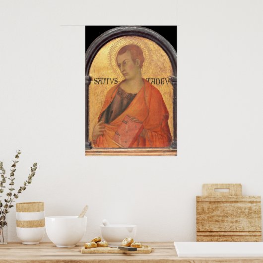 Saint Judas - Simone Martini Fine Art Poster (Keuken)