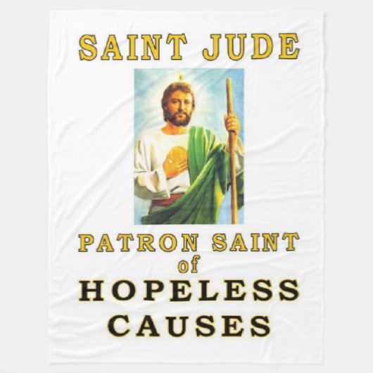 SAINT JUDE FLEECE DEKEN (Voorkant)