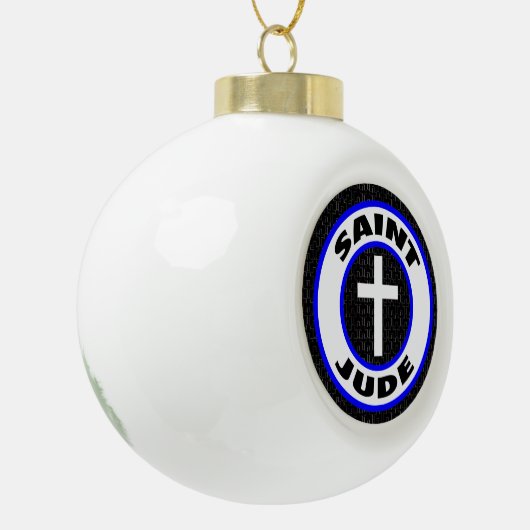 Saint Jude Keramische Bal Ornament (Links)