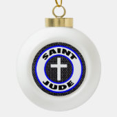 Saint Jude Keramische Bal Ornament (Voorkant)