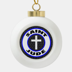 Saint Jude Keramische Bal Ornament