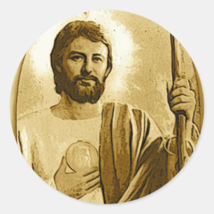 Saint Jude Ronde Sticker
