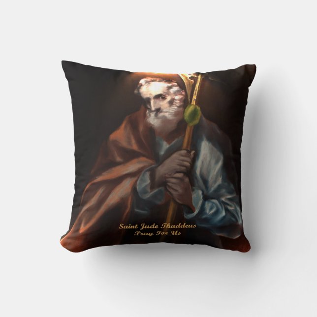 Saint Jude Thaddeus Kussen (Voorkant)