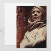 Saint Julian of Norwich Feestdagenkaart (Voorkant / Achterkant)