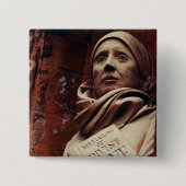 Saint Julian of Norwich Vierkante Button 5,1 Cm (Voorkant)